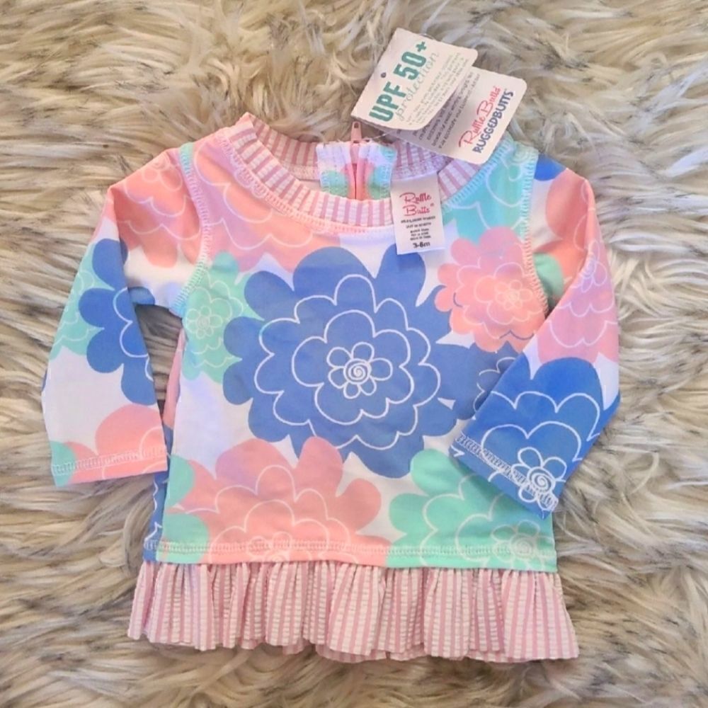 NEW Ruffle Butts Rashguard 